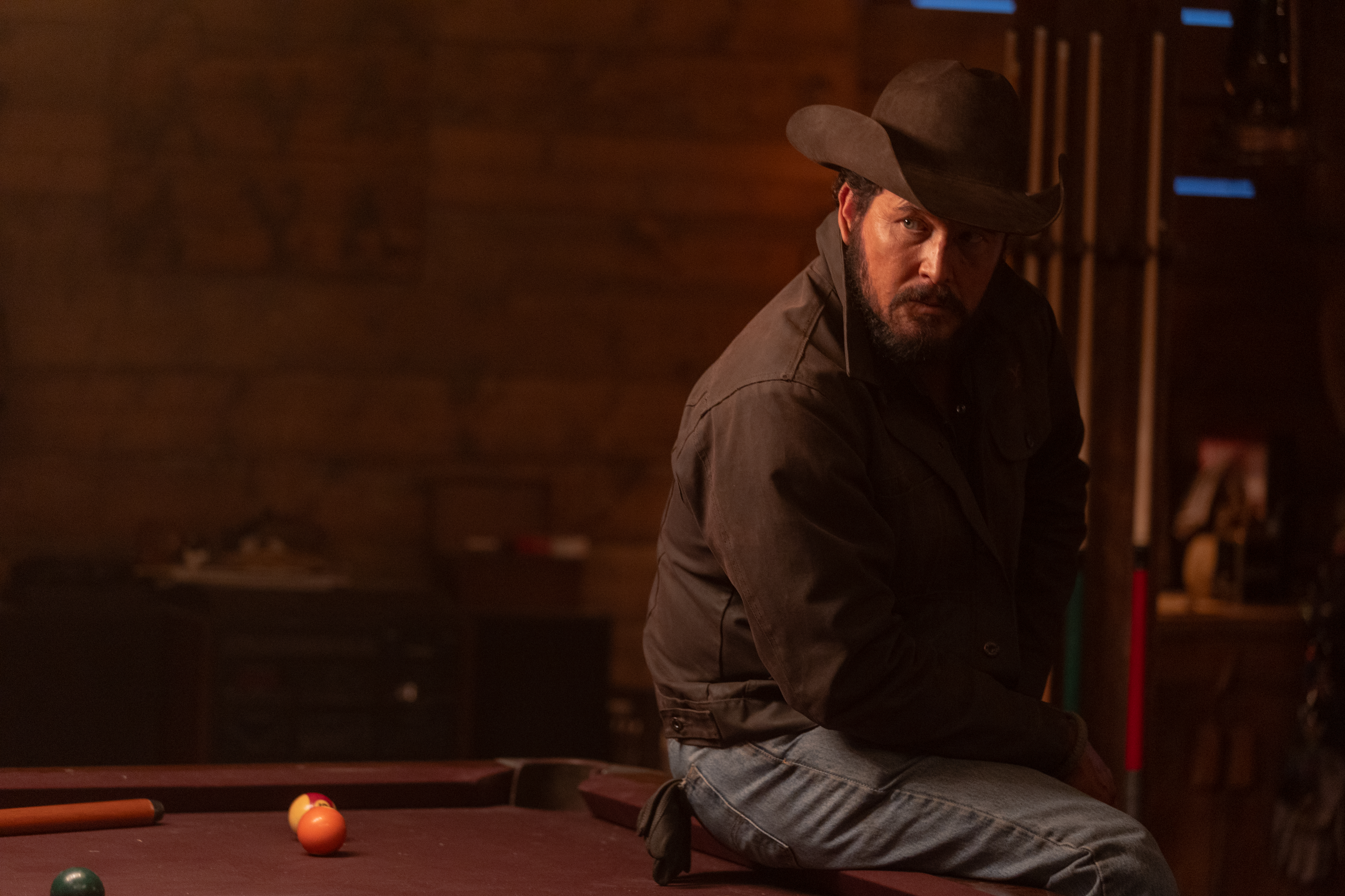 Cole Hauser as Rip Wheeler in Dutton Ranch.