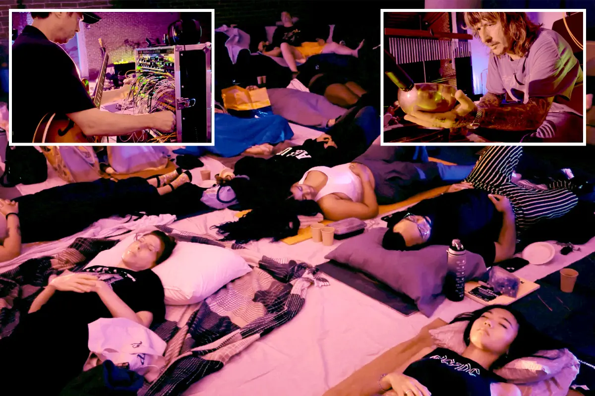 Inside LA’s quietest warehouse party — where attendees trade glow sticks for blankets