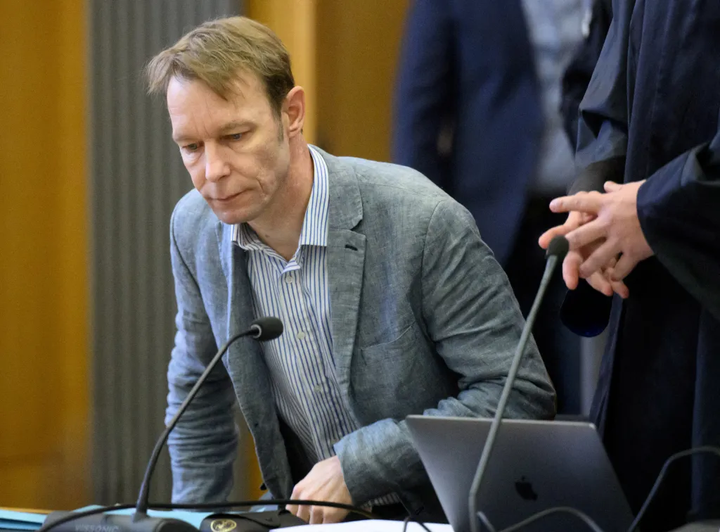 Christian B., suspect in the disappearance of Madeleine McCann, attends his trial in Germany.