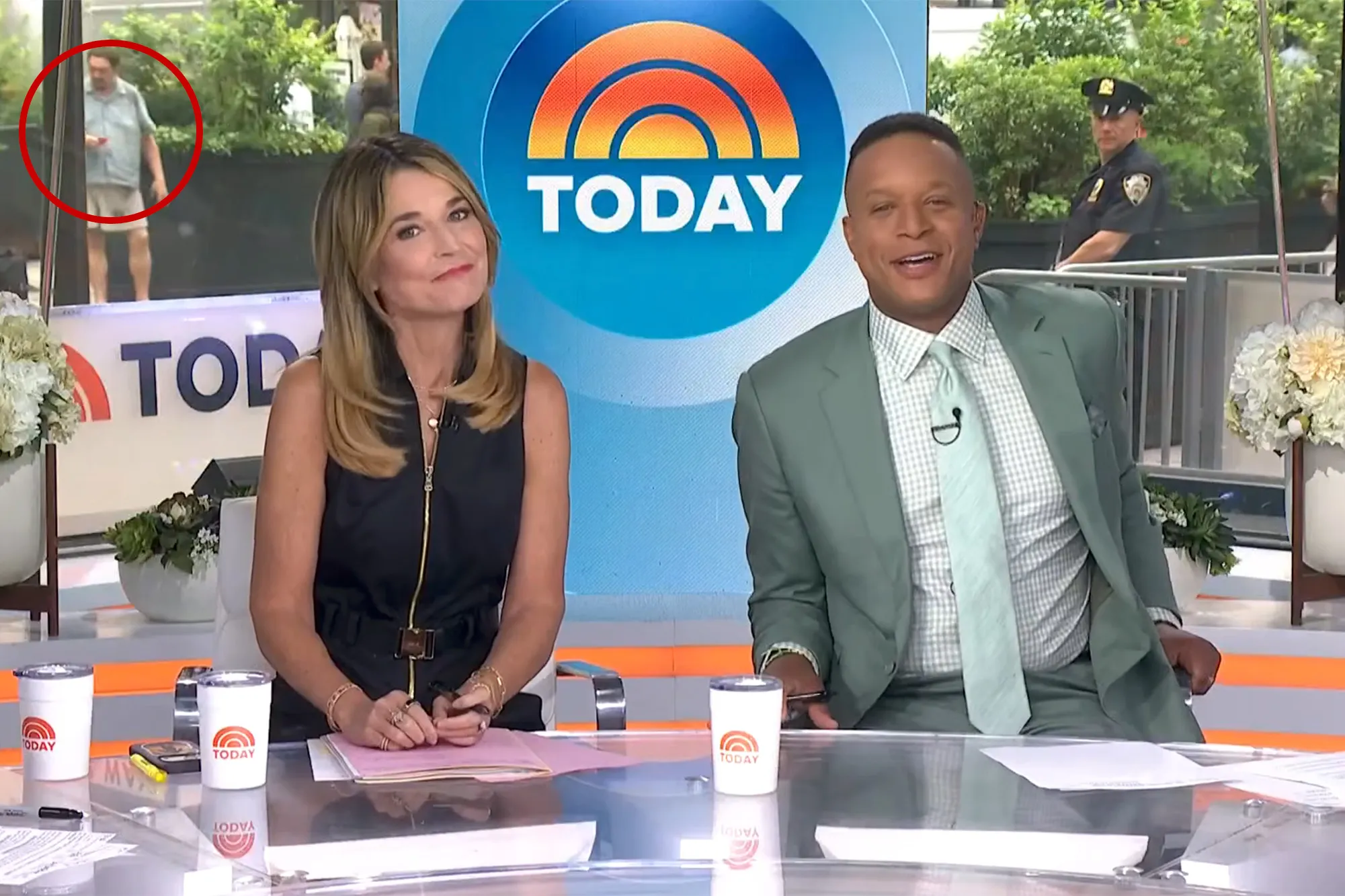 Creep who stormed the "Today" Show seen on camera before racist blitz