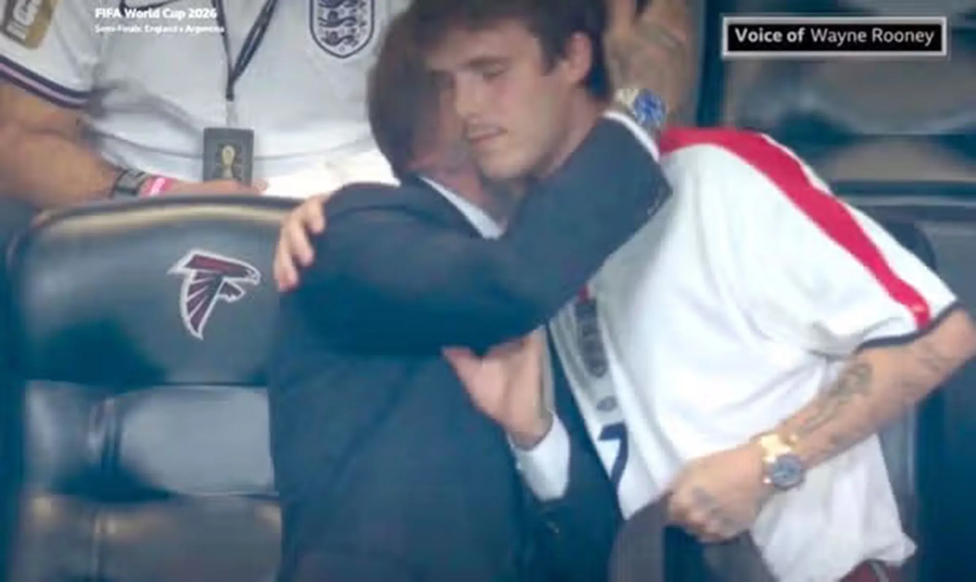 Cruz and David Beckham