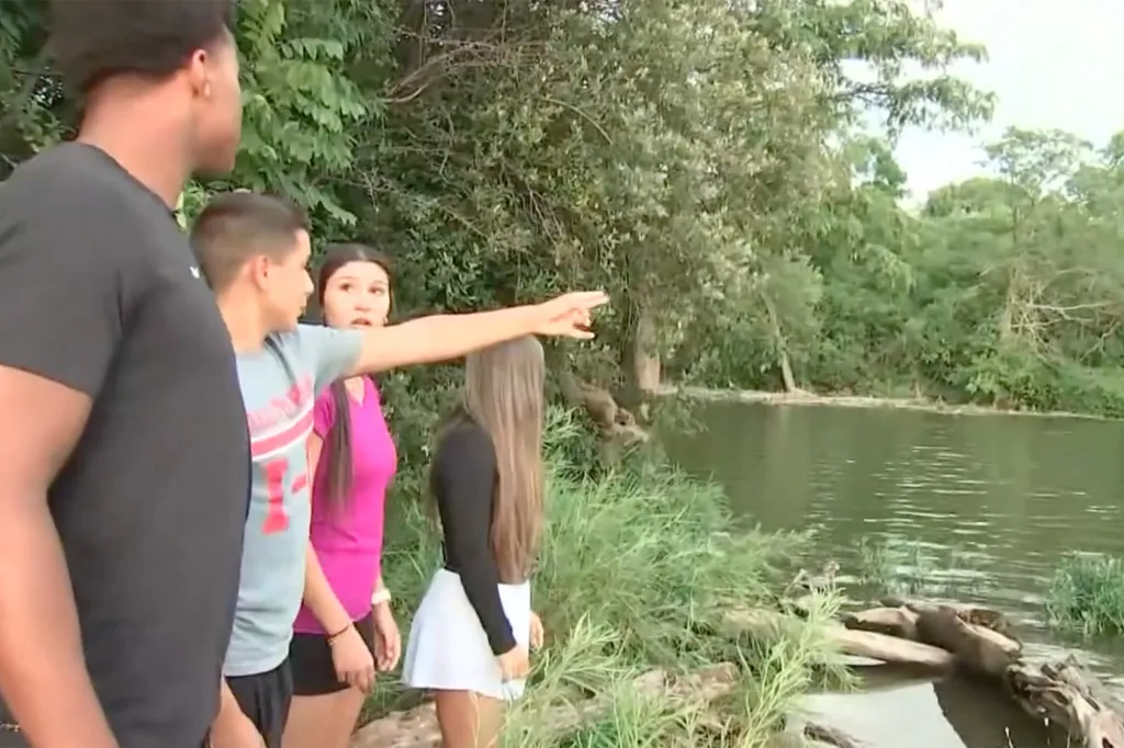 Jordan Karhoff, Lauren Velazquez and her younger siblings describe what they saw Sunday night near the Scioto River.