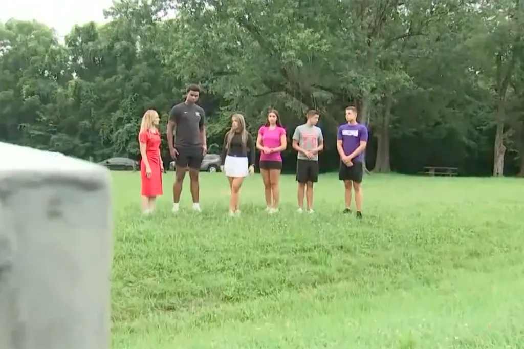 The group of young people who stopped to help kids stranded after their parents died.