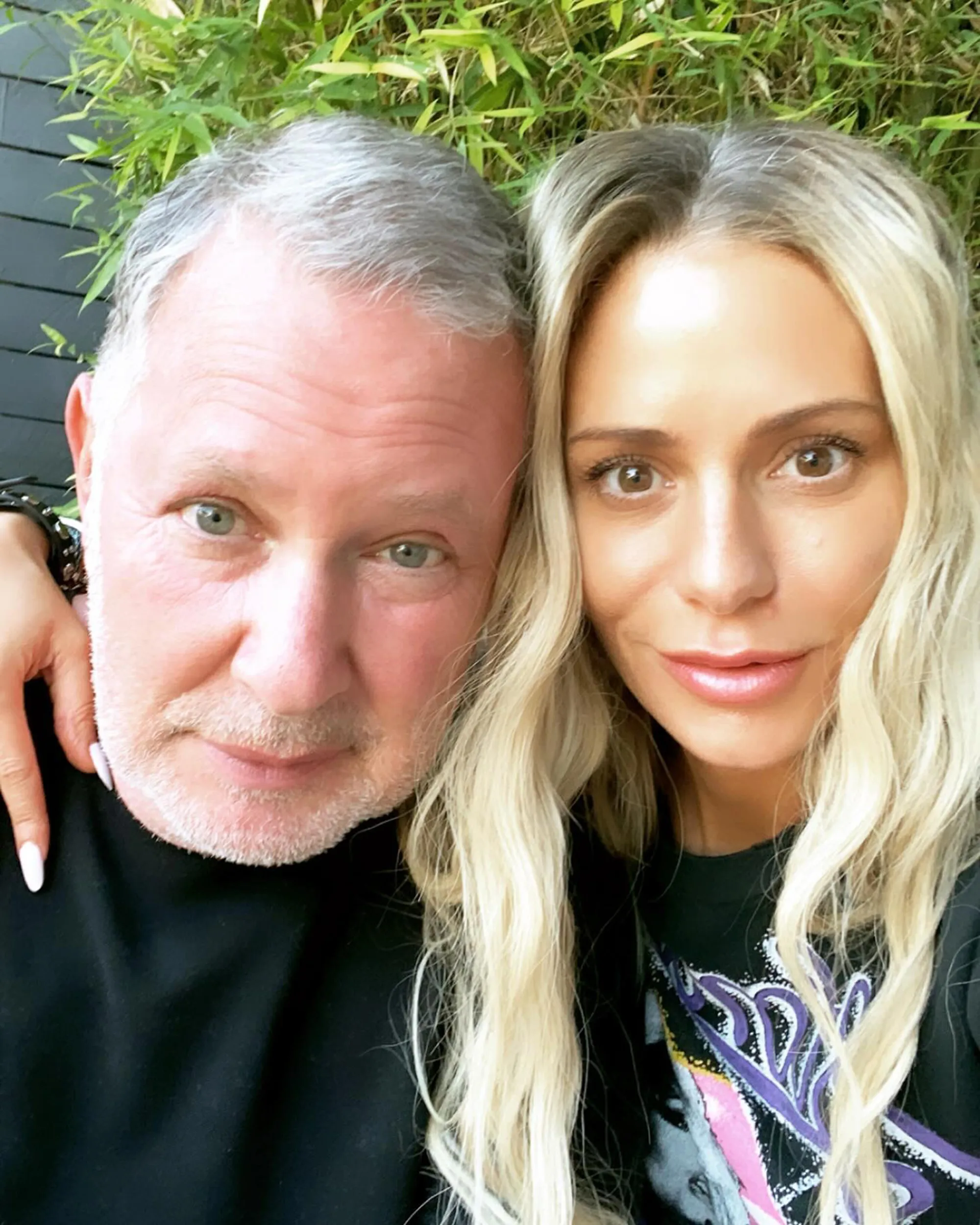 Dorit Kemsley and her husband PK posing for a selfie.