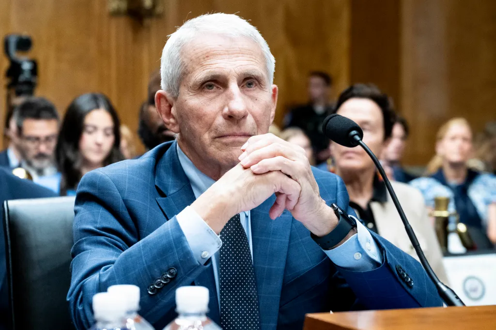 Dr. Anthony Fauci appears in front of the Senate Homeland Security and Governmental Affairs Committee for a hearing on July 29, 2026.