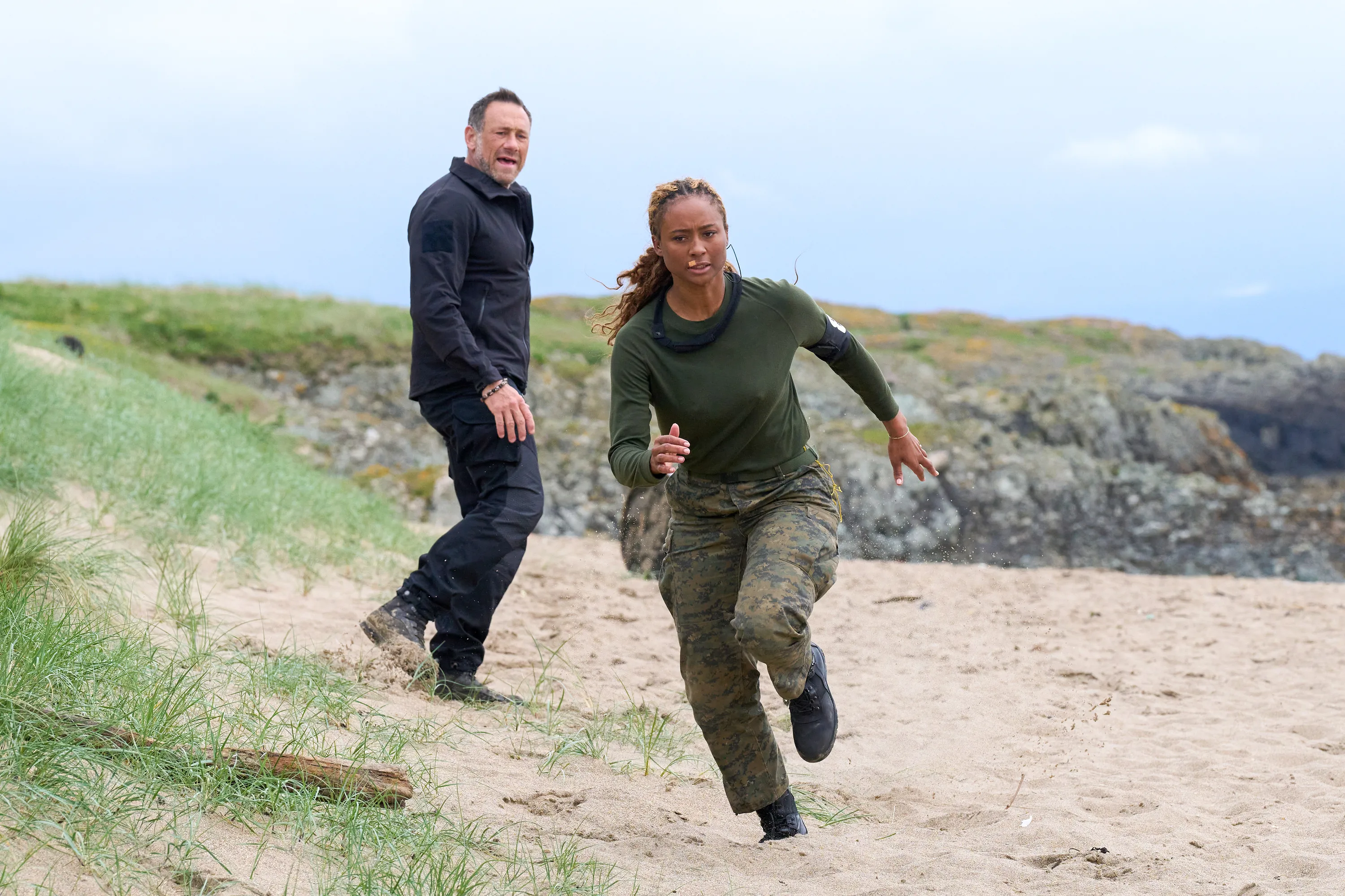 Jason Fox and Kayla Nicole on "Special Forces" Season 3