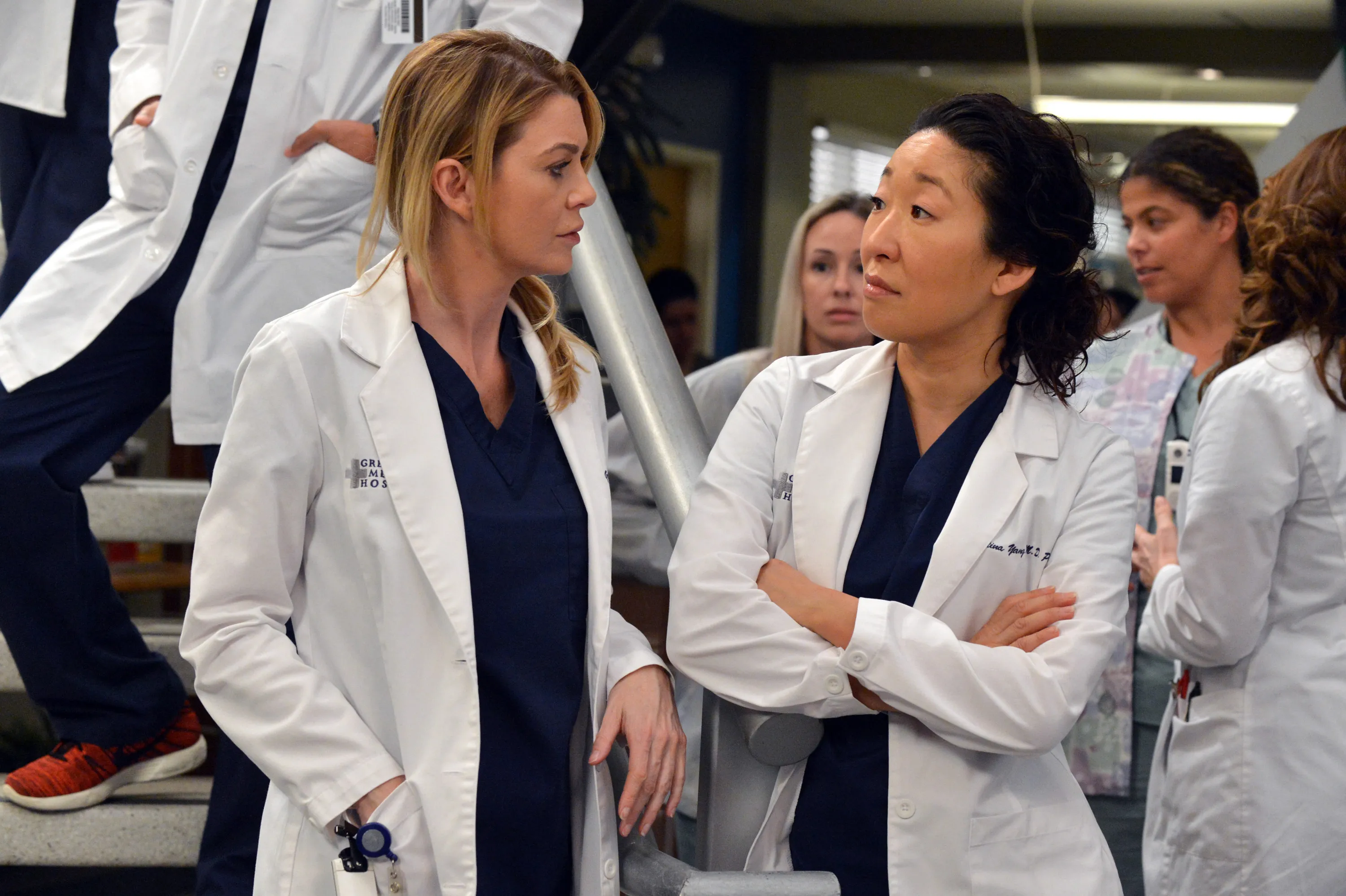 Ellen Pomepo, Sandra Oh in