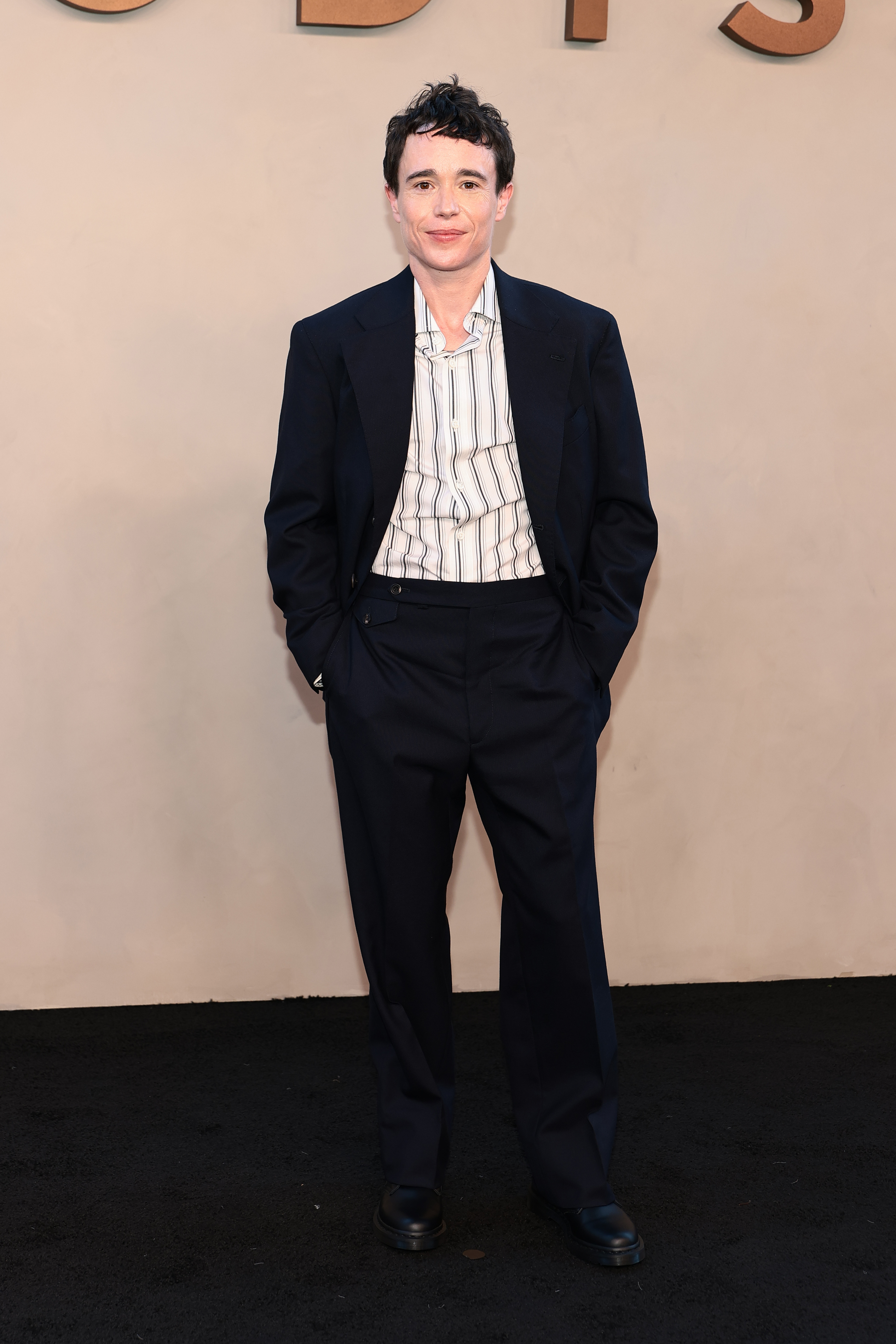 Elliot Page attends "The Odyssey" premiere
