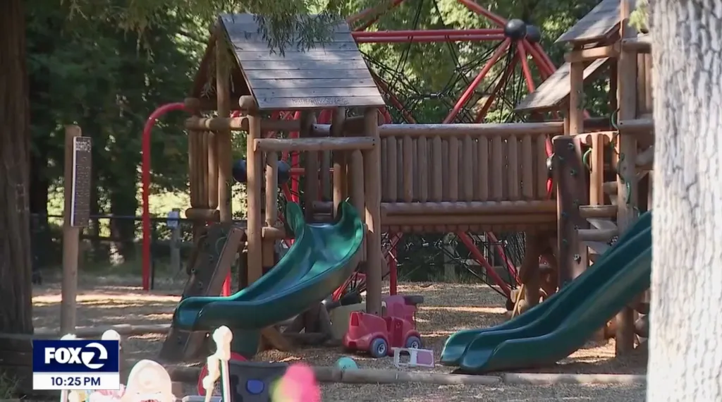 Peri Park Playground closed for flea infestation.