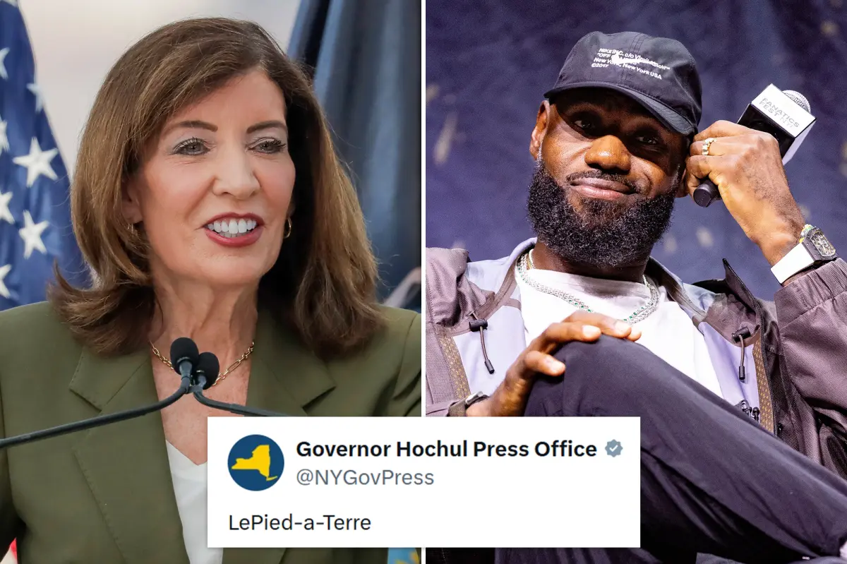 Hochul’s team salivates over chance to tax LeBron James in cringey social post — but they may have spoken too soon