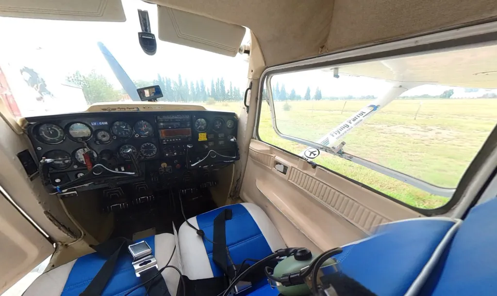 Bertazzo was the instructor in the Cessna 150G aircraft with a 22-year-old student when he jumped.
