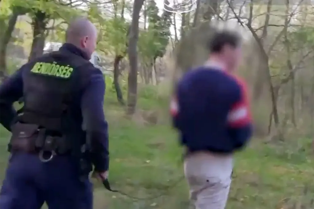 Lorcan Murphy lead police to the location where he dumped Mackenzie Michalski's body in a wooded area in Hungary.