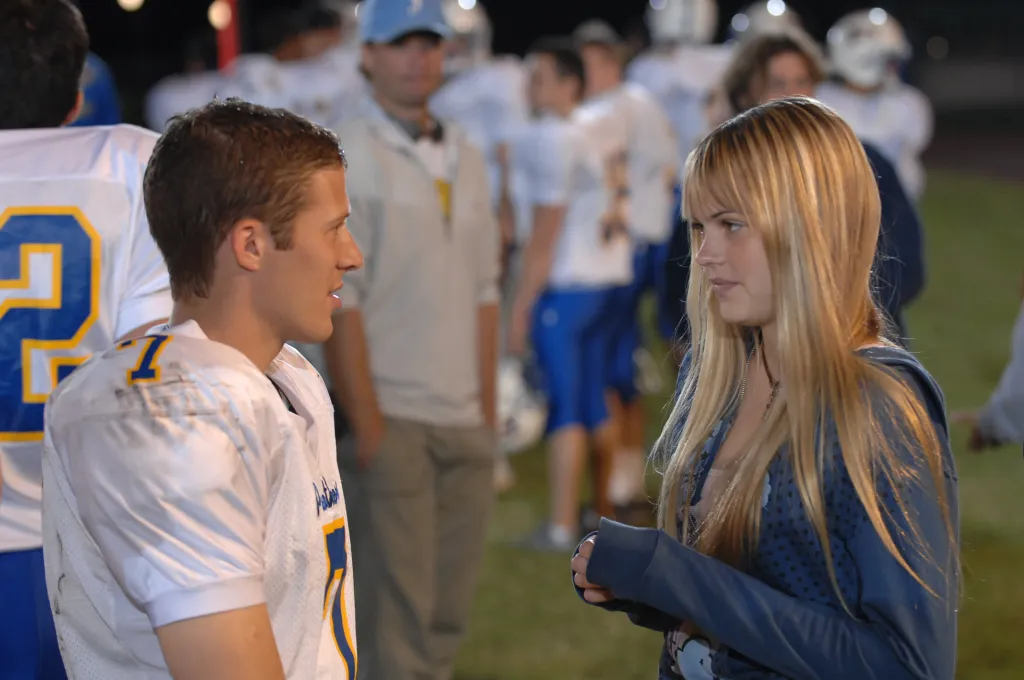 Zach Gilford and Aimee Teegarden in "Full Hearts" episode of Friday Night Lights.