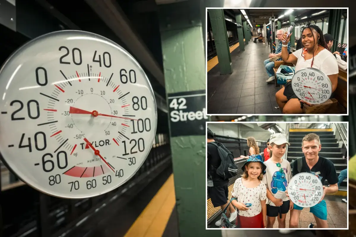 We recorded the temps of NYC subway stations during 100-degree heatwave — the results blew our minds: ‘Dante’s Inferno’