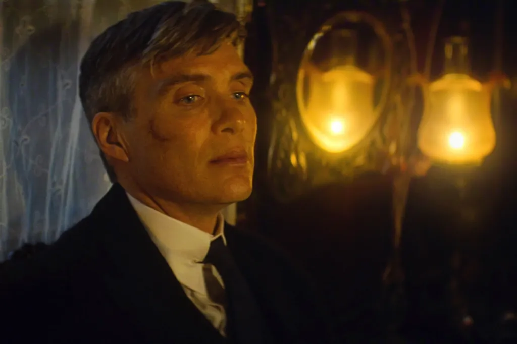 Cillian Murphy as Thomas Shelby in Peaky Blinders: The Immortal Man.