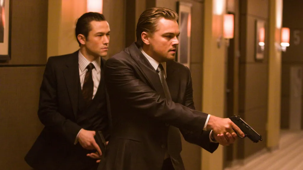 Joseph Gordon-Levitt and Leonardo DiCaprio in