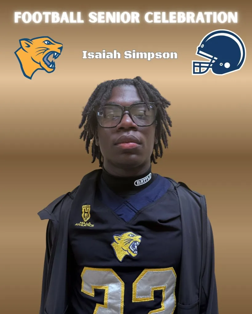 Isaiah Simpson, 18, is accused of kicking or stopping on the 15-year-old teammate during a second incident on Sept. 3, 2025.