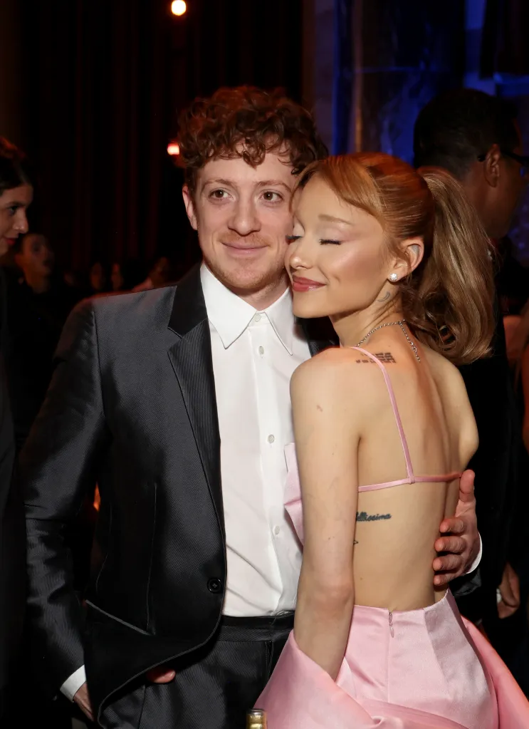 Ethan Slater and Ariana Grande attending The National Board of Review Annual Awards Gala.