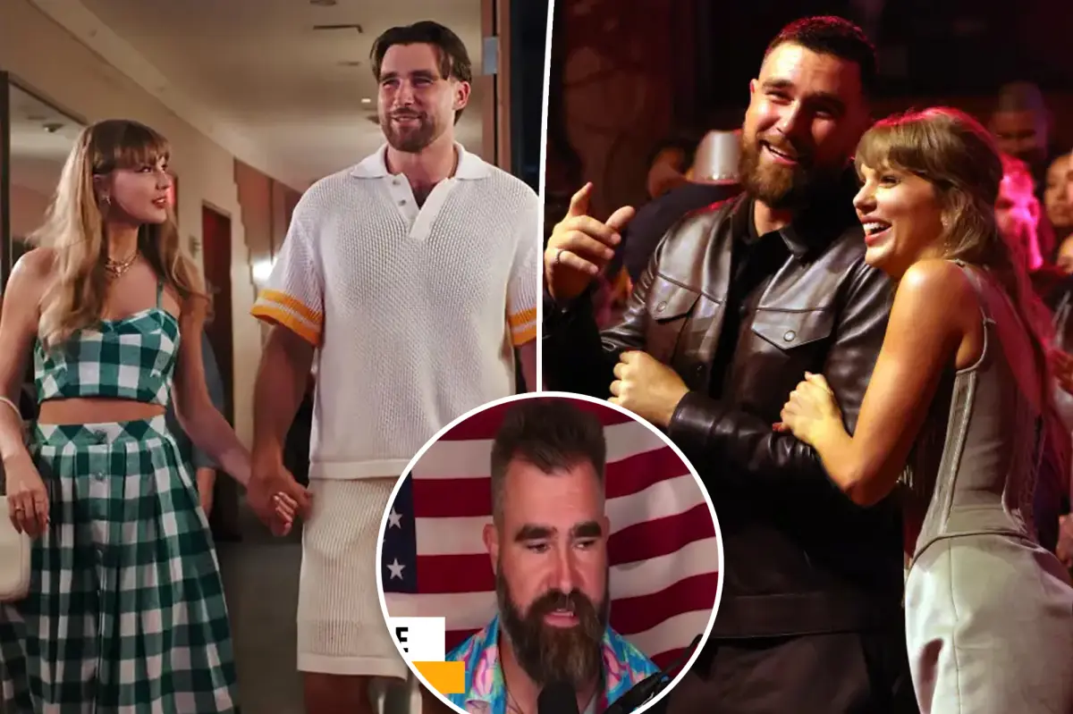 Jason Kelce spills on Travis’ surprise wedding performance for Taylor Swift