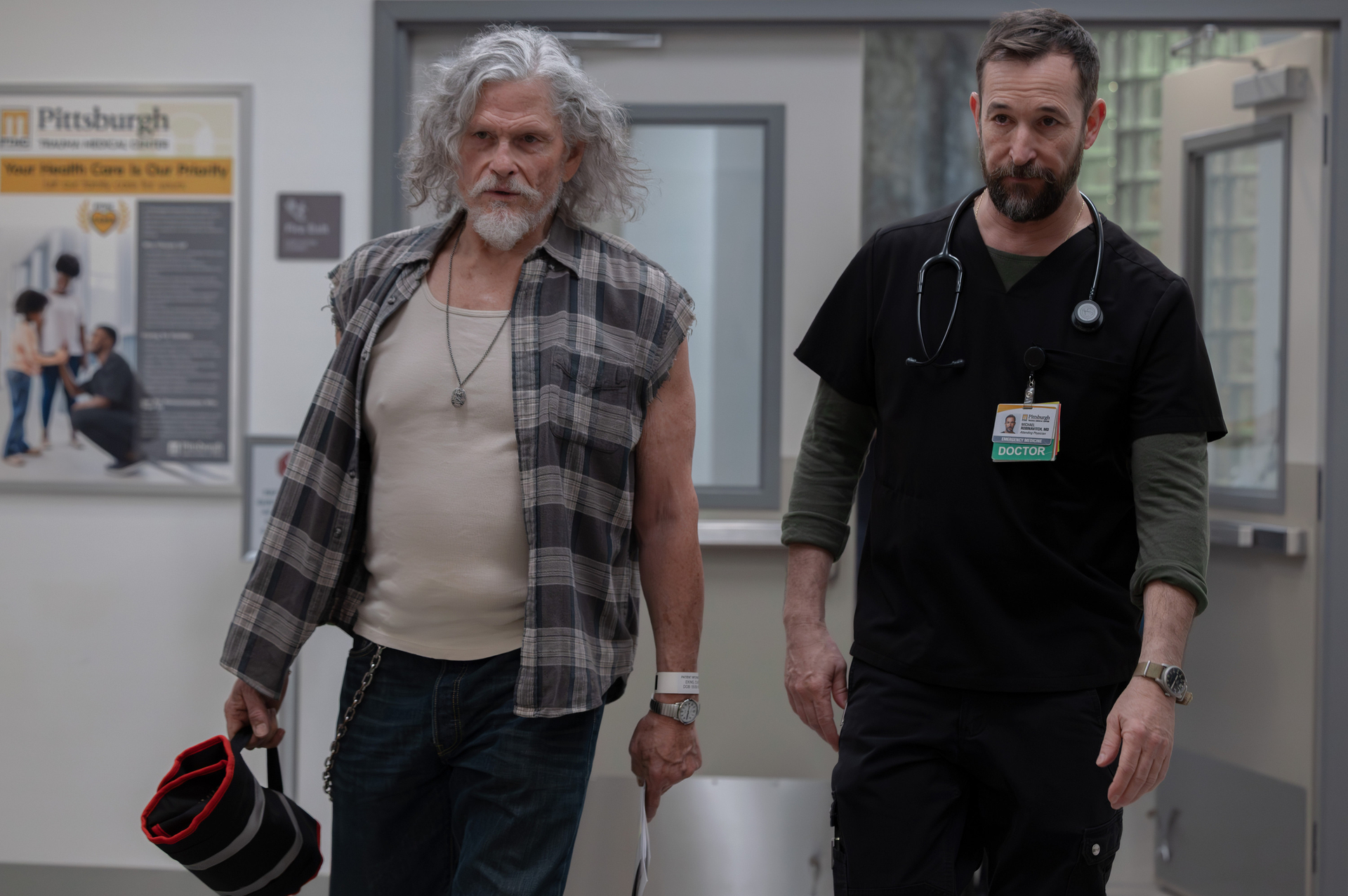 Jeff Kober and Noah Wyle