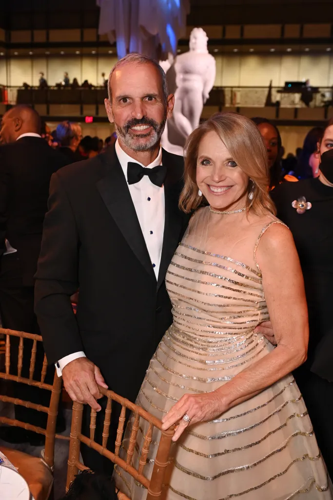 John Molner and Katie Couric at the American Ballet Theatre Fall Gala.