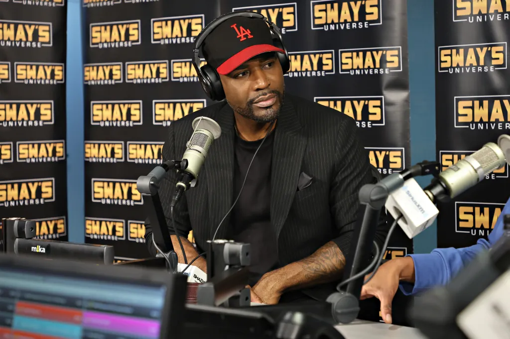 Karamo Brown visiting "Sway in the Morning" at SiriusXM Studios.