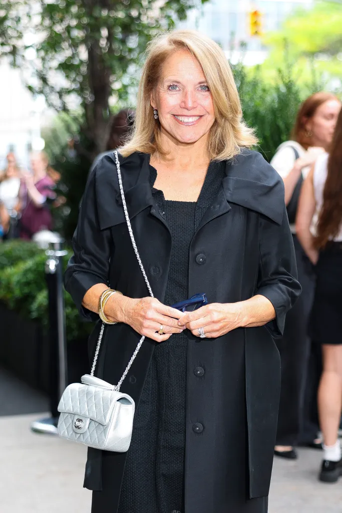 Katie Couric smiling at the Through Her Lens: The Tribeca CHANEL Women's Filmmaker Program Luncheon.