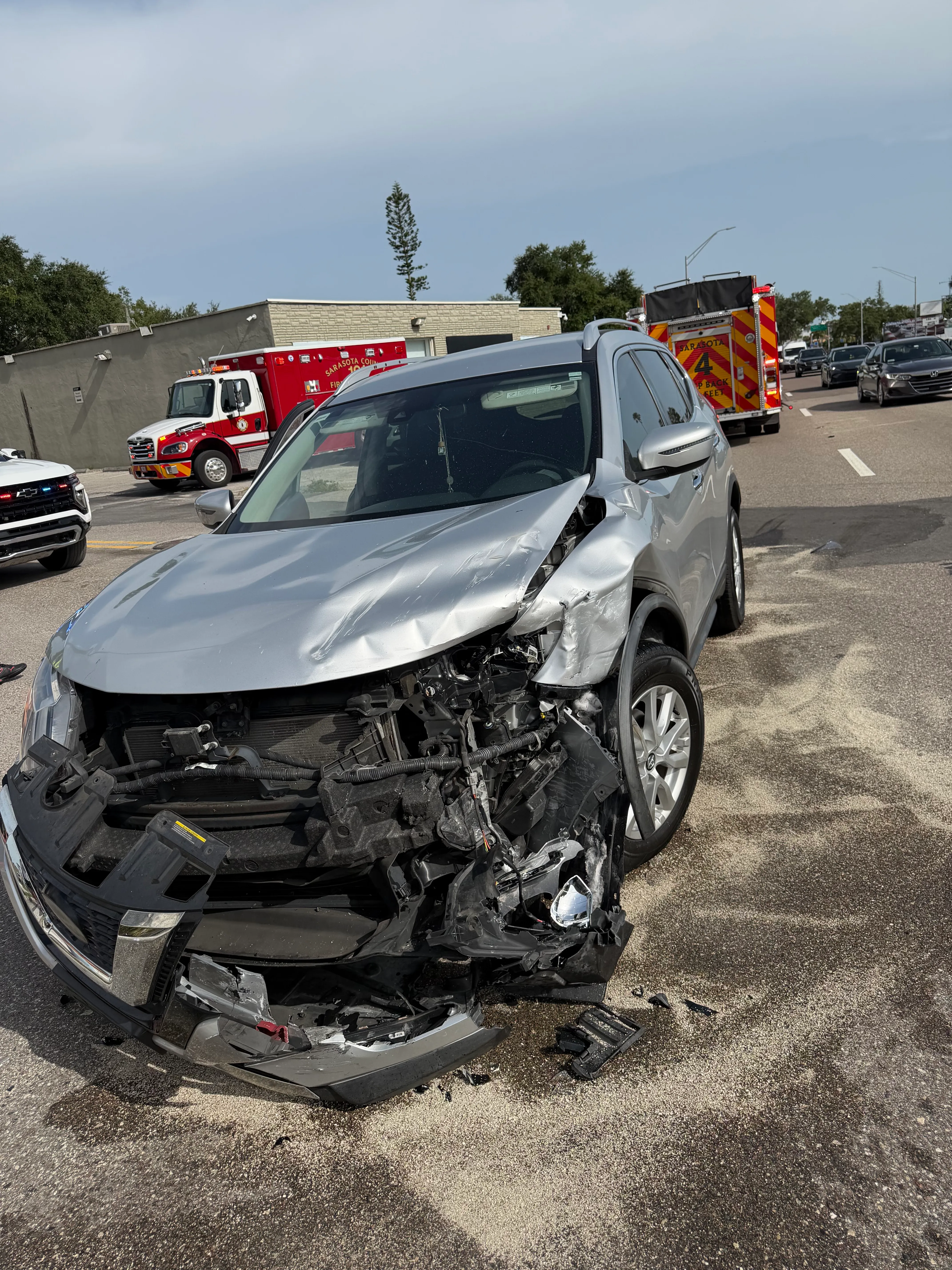 Kelly Bensimon car crash