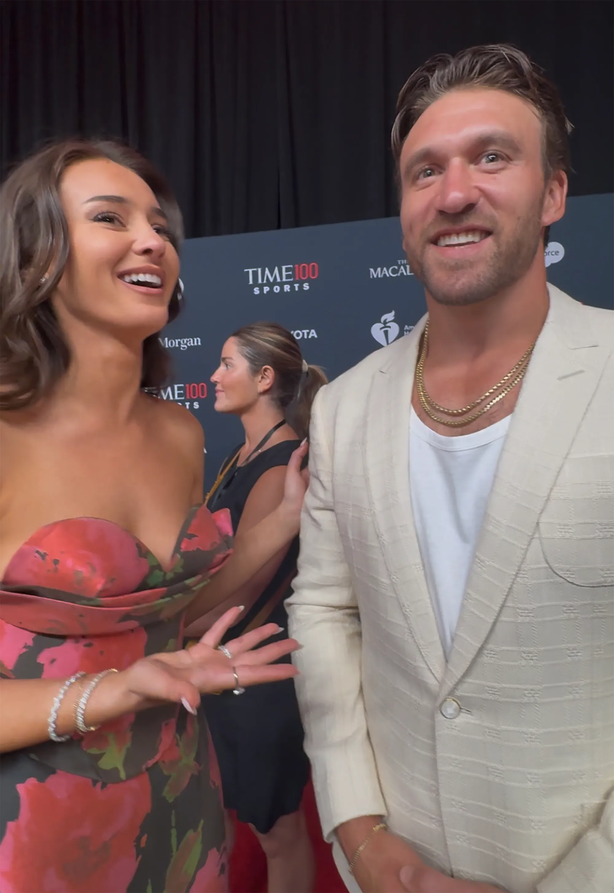 Kristin Juszczyk and Kyle Juszczyk.