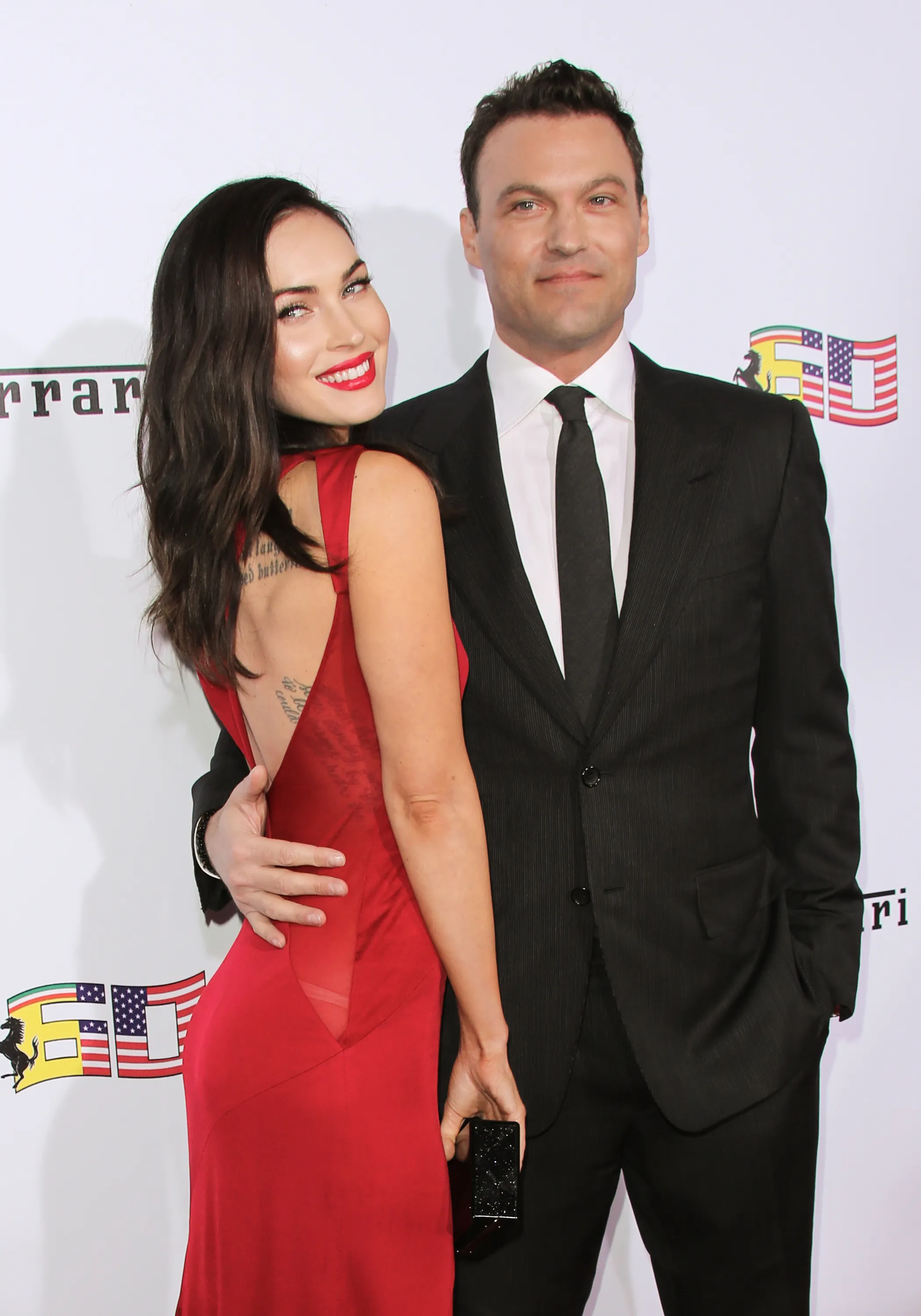 Megan Fox and Brian Austin Green at the Ferrari 60th Anniversary Gala.