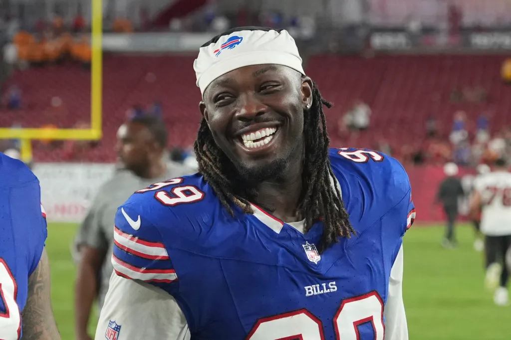 The 32-year-old Charlotte 49ers alum bounced from Cleveland to Cincinnati to Pittsburgh before landing in Buffalo on a one-year, $8.3M deal in 2025.