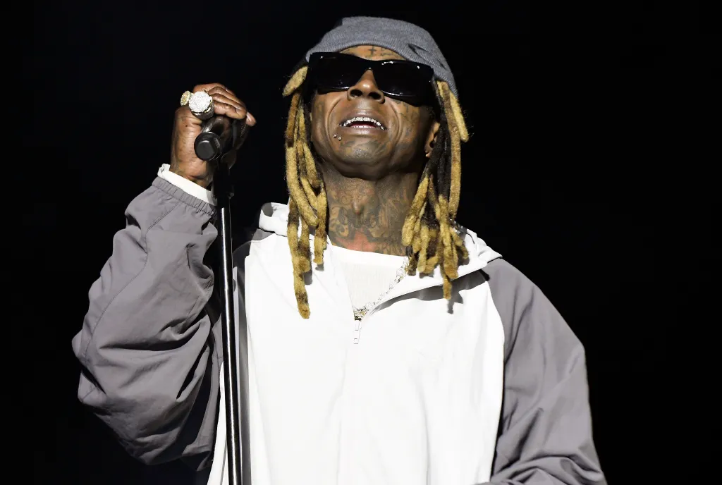 Lil Wayne performs during the 2026 BottleRock festival.
