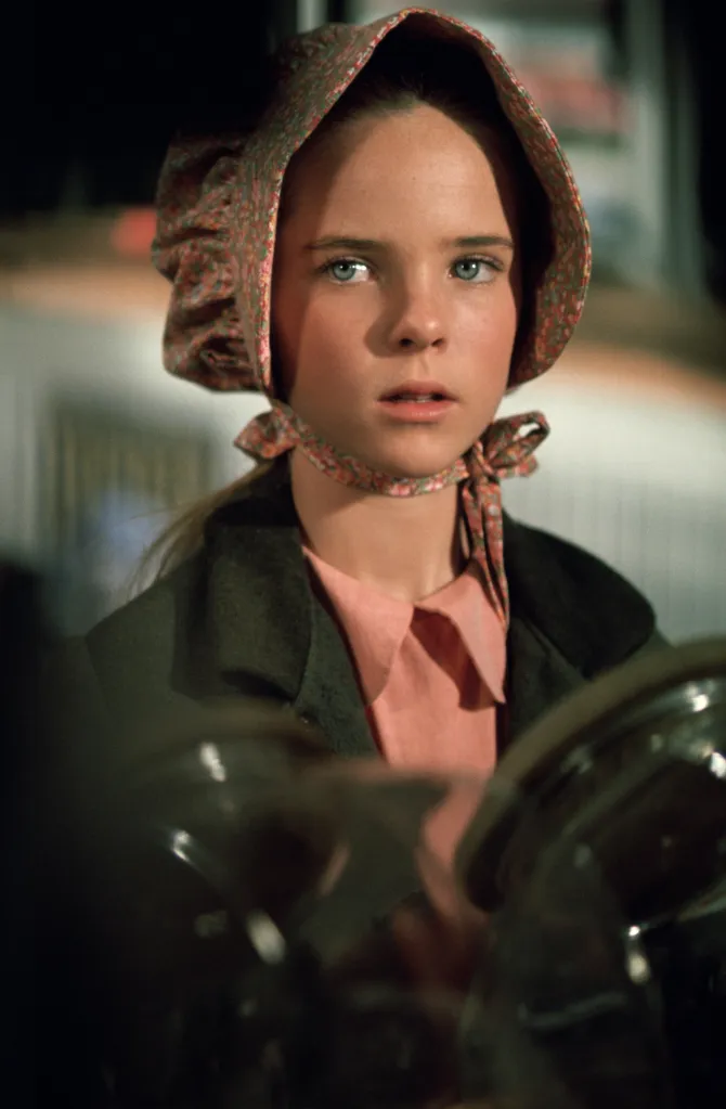 Melissa Sue Anderson as Mary Ingalls Kendall in "The Award" episode of Little House on the Prairie.