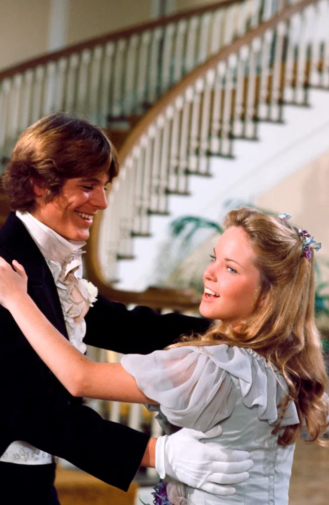 John Sanderson Edwards and Mary Ingalls Kendall dancing.
