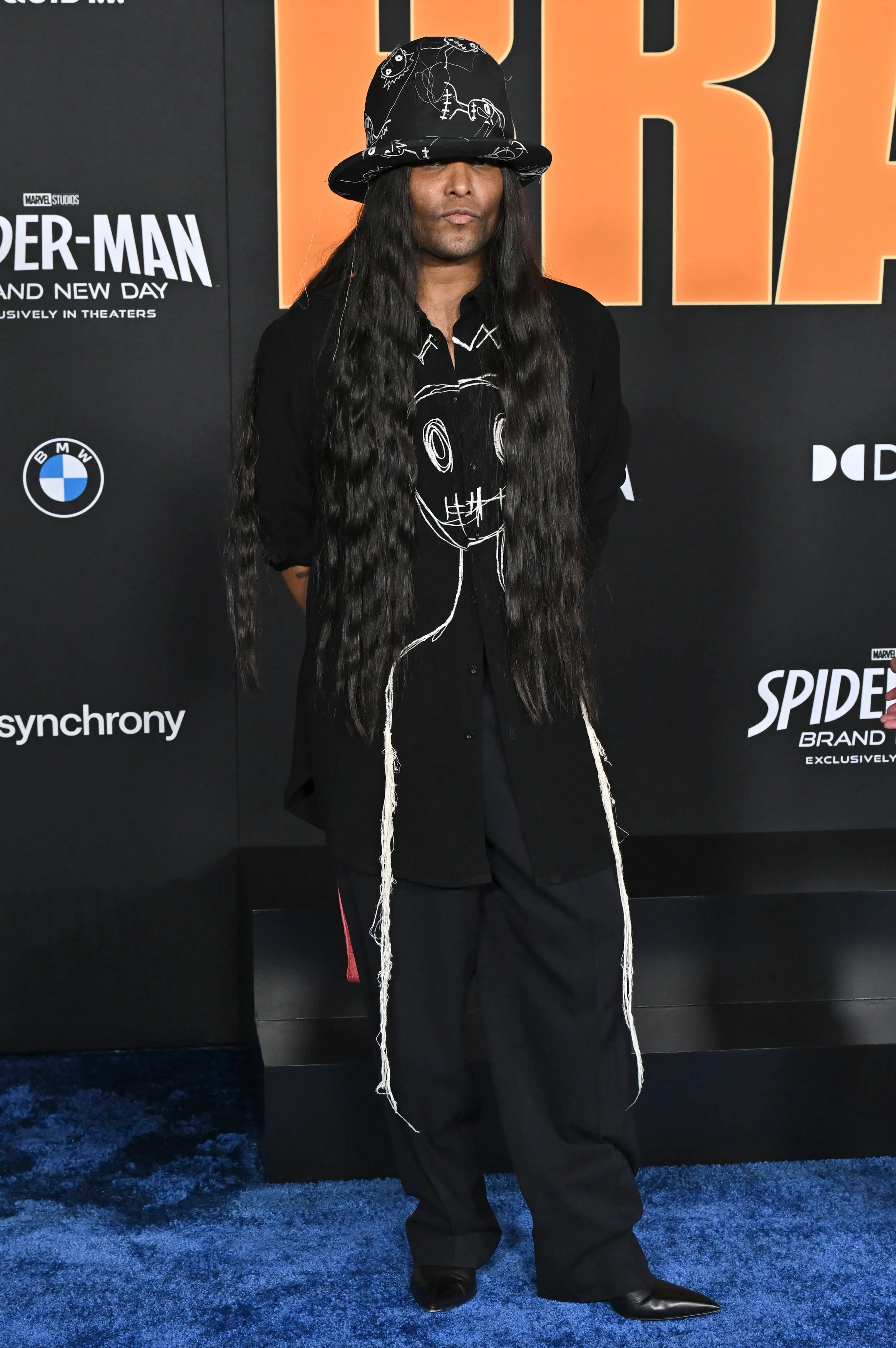 Law Roach at the "Spider-Man: Brand New Day" premiere.
