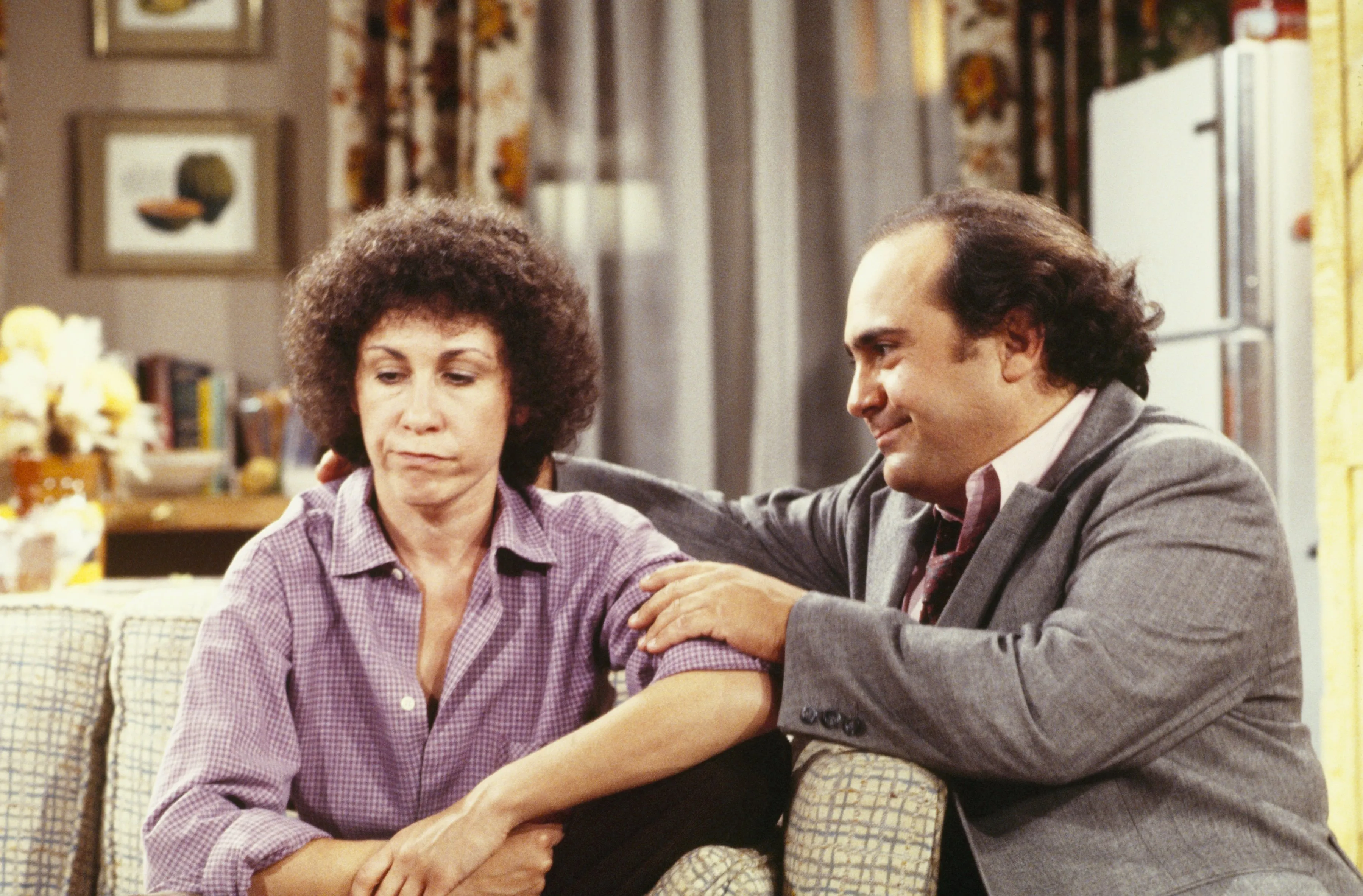 Rhea Perlman and Danny DeVito.