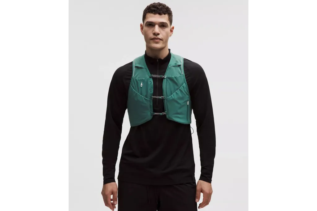 A man in a running vest.