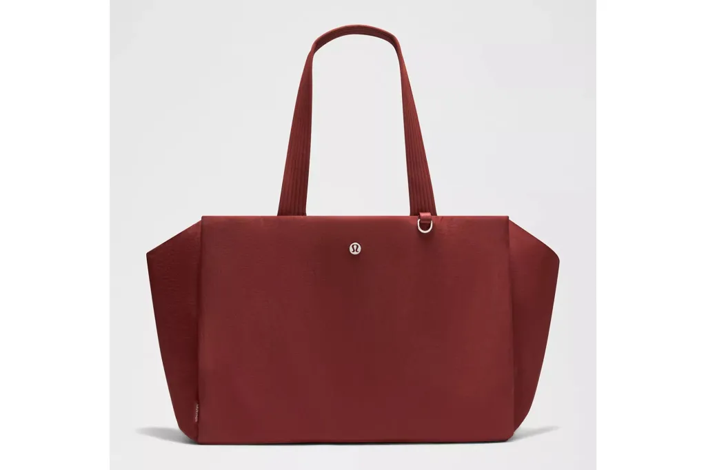 A brown tote bag