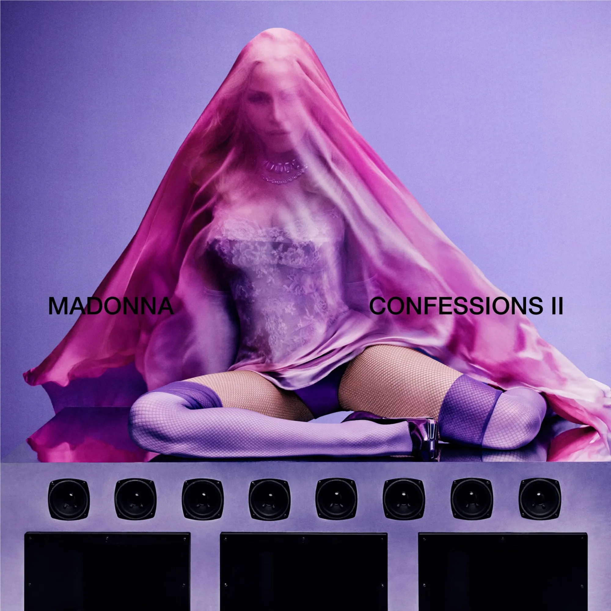 Madonna on the cover of her new album