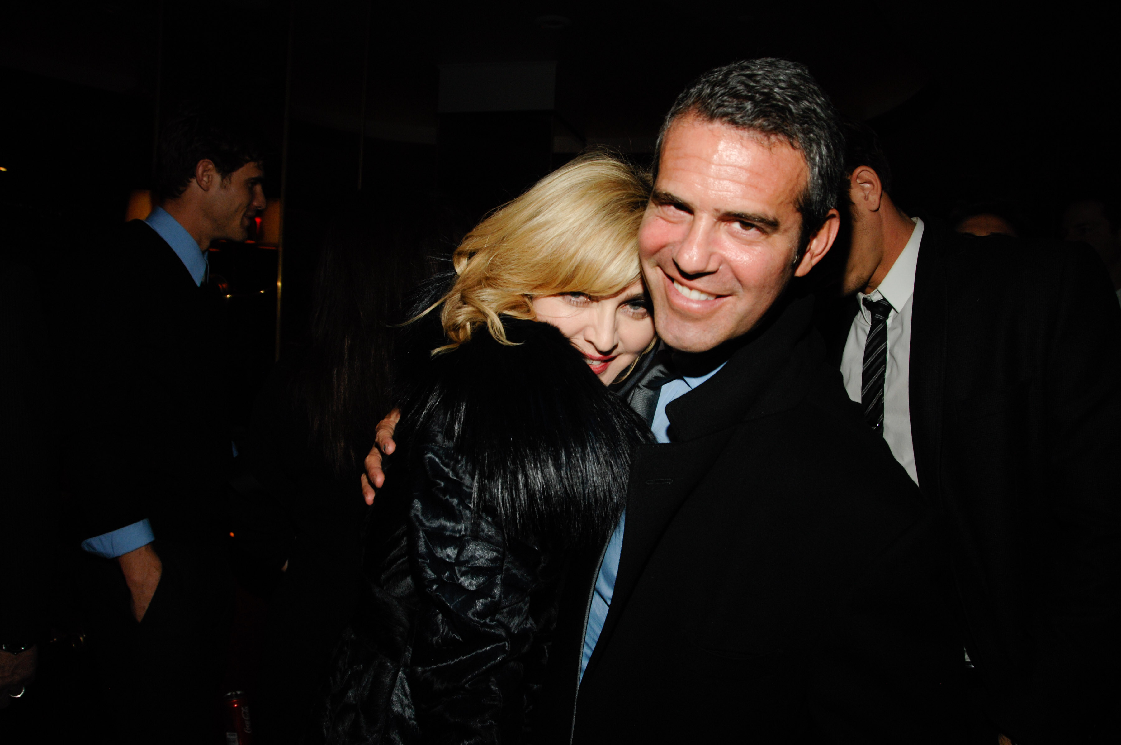 Madonna and Andy Cohen in 2009