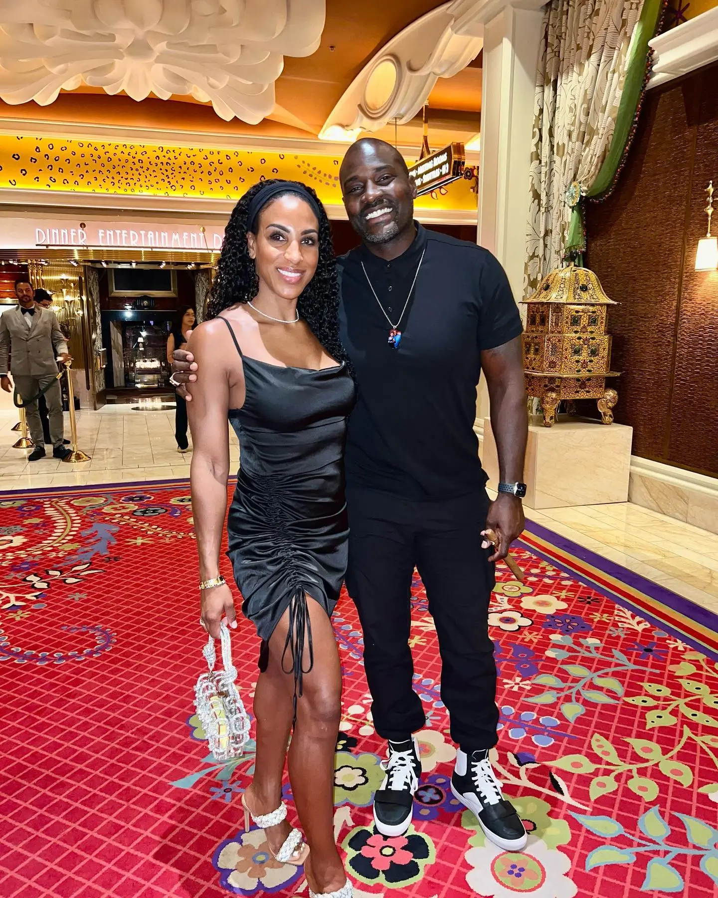 Marcellus and Annemarie Wiley posing for a photo.