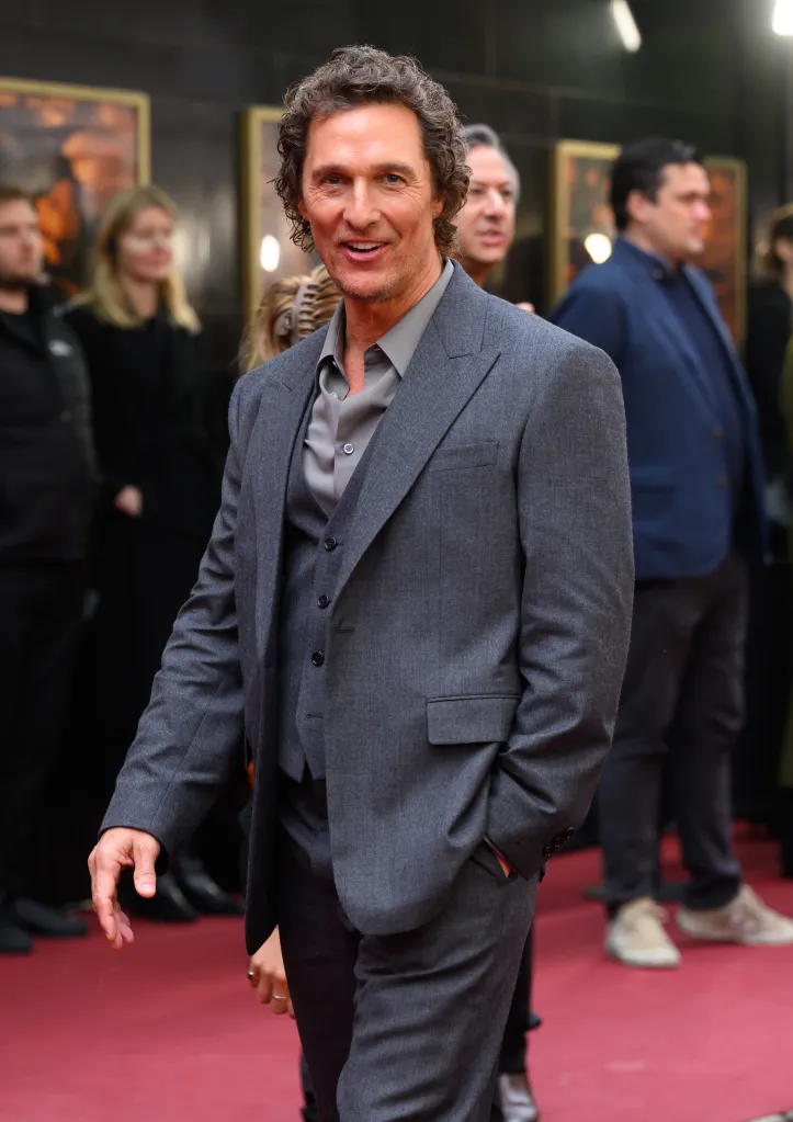 Matthew McConaughey attends "The Lost Bus" UK Special Screening.