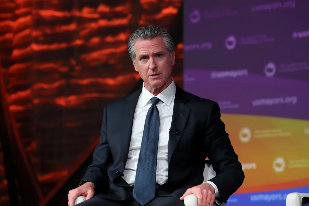California Governor Gavin Newsom at the U.S. Conference of Mayors' 94th Annual Meeting.