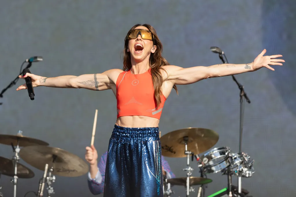 Melanie C performs on stage during BST Hyde Park 2026.