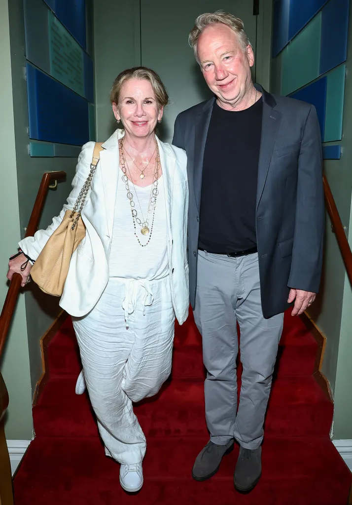 Melissa Gilbert and Timothy Busfield on the red carpet at "The Butcher Boy" opening night.