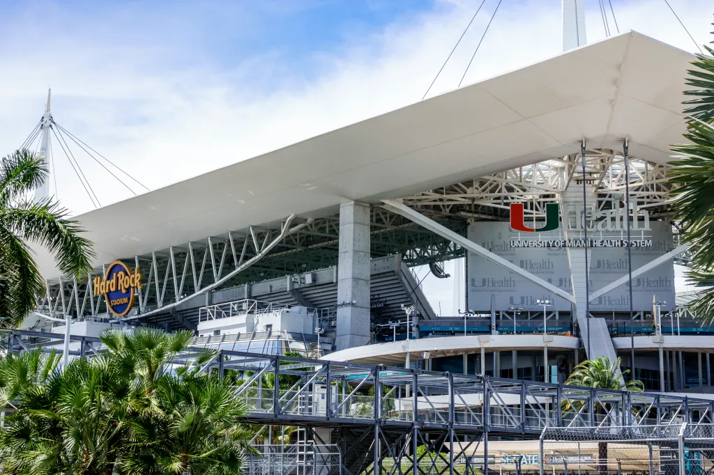 Hard Rock Stadium.