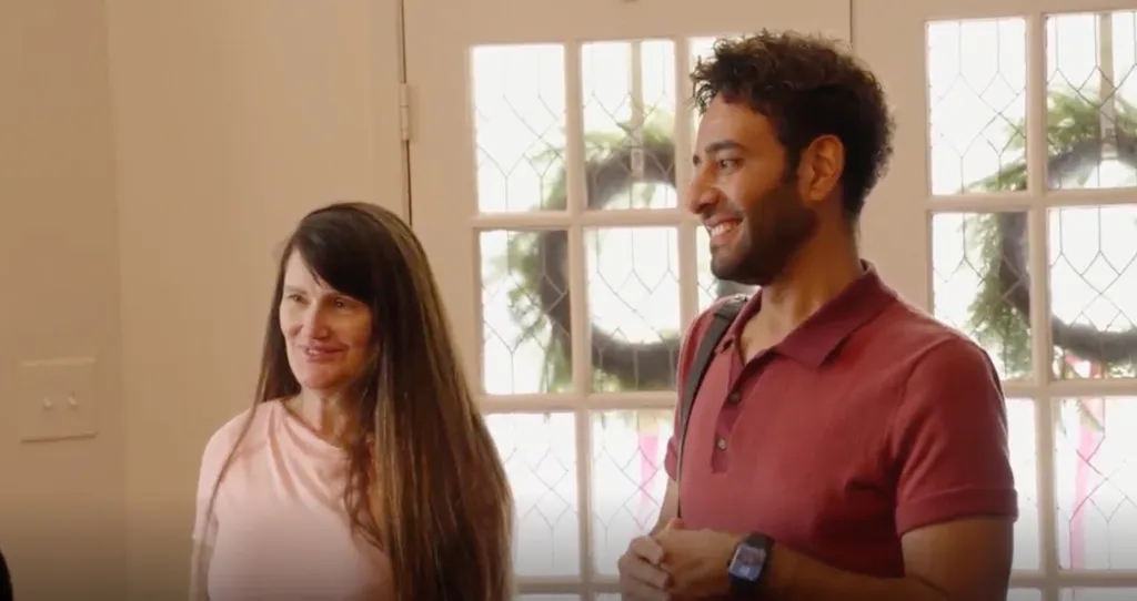 Mido and Debby from 90 Day Fiance smiling.