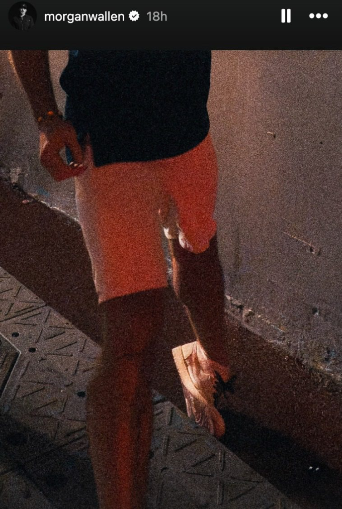 Morgan Wallen's twisted ankle.