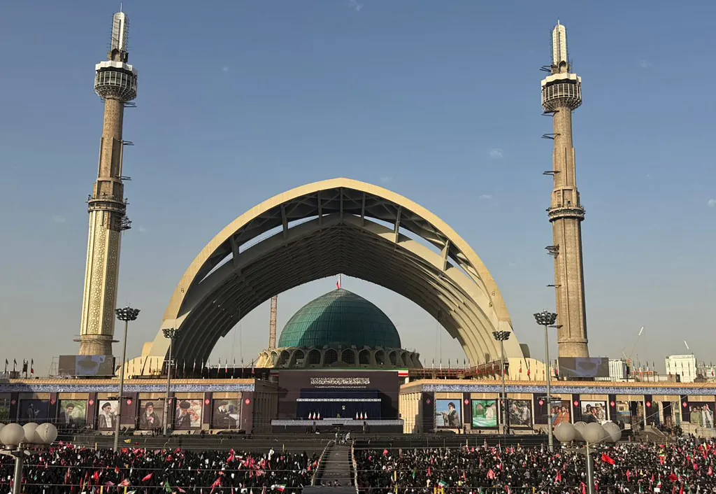 The Grand Mosalla in Tehran, Iran, will be open for a 24-hour long public farewell ceremony.