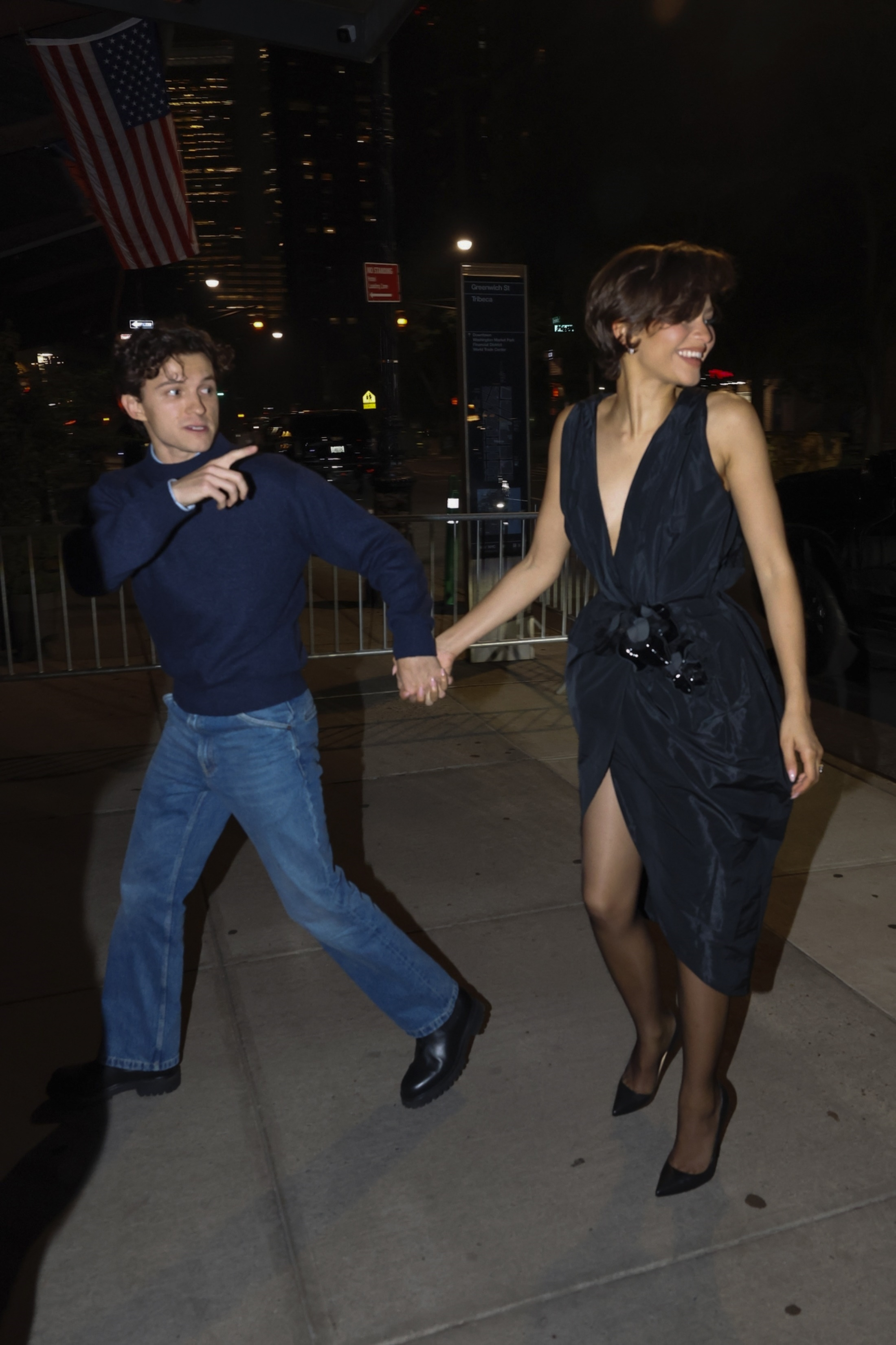 Tom Holland and Zendaya in New York City on July 16